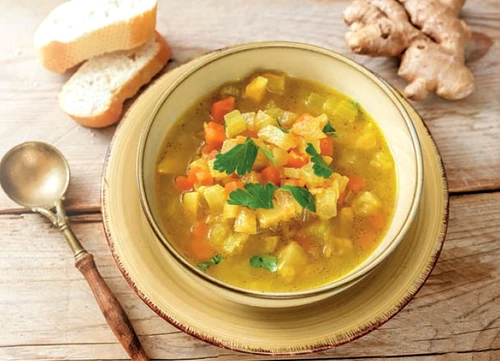 Ciorbă de legume cu ghimbir Ciorbă de legume cu ghimbir