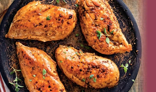 Pui la cuptor cu gusturi savuroase