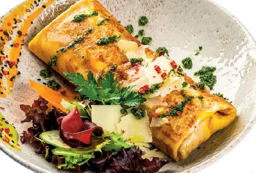 Rulouri de curcan cu ierburi Rulouri de curcan cu ierburi