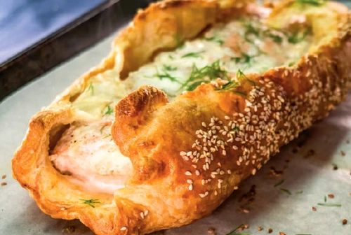 Somon în sul cu umplutură Somon în sul cu umplutură