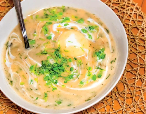 Supă cehă „Kulajda“