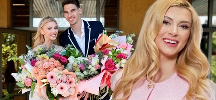 Andreea Bălan și Victor Cornea au desfășurat o ceremonie de căsătorie privată! Primele imagini de la ceremonia civilă