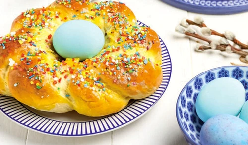 Pâine de Paște cu dulceată