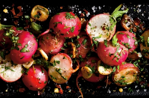 Ridichi coapte cu condimente aromatice