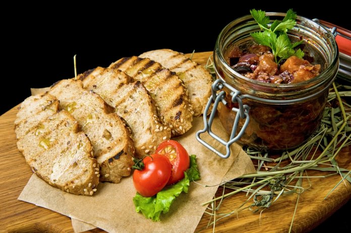 Ajvar,Balkan,Dish.,Vegetable,Caviar,In,Jar.,Vegetarian,Cuisine.,Homemade