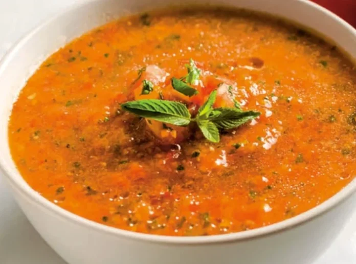 Gazpacho de roșii – supă rece din Spania