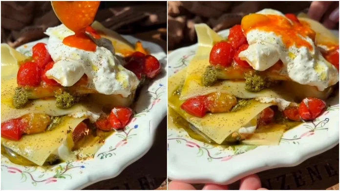 Lasagna cu pesto, roșii cherry și burrata: instrucțiuni detaliate Lasagna cu pesto, roșii cherry și burrata: instrucțiuni detaliate